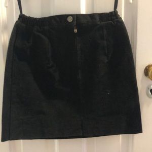 Vintage Children’s black suede skirt